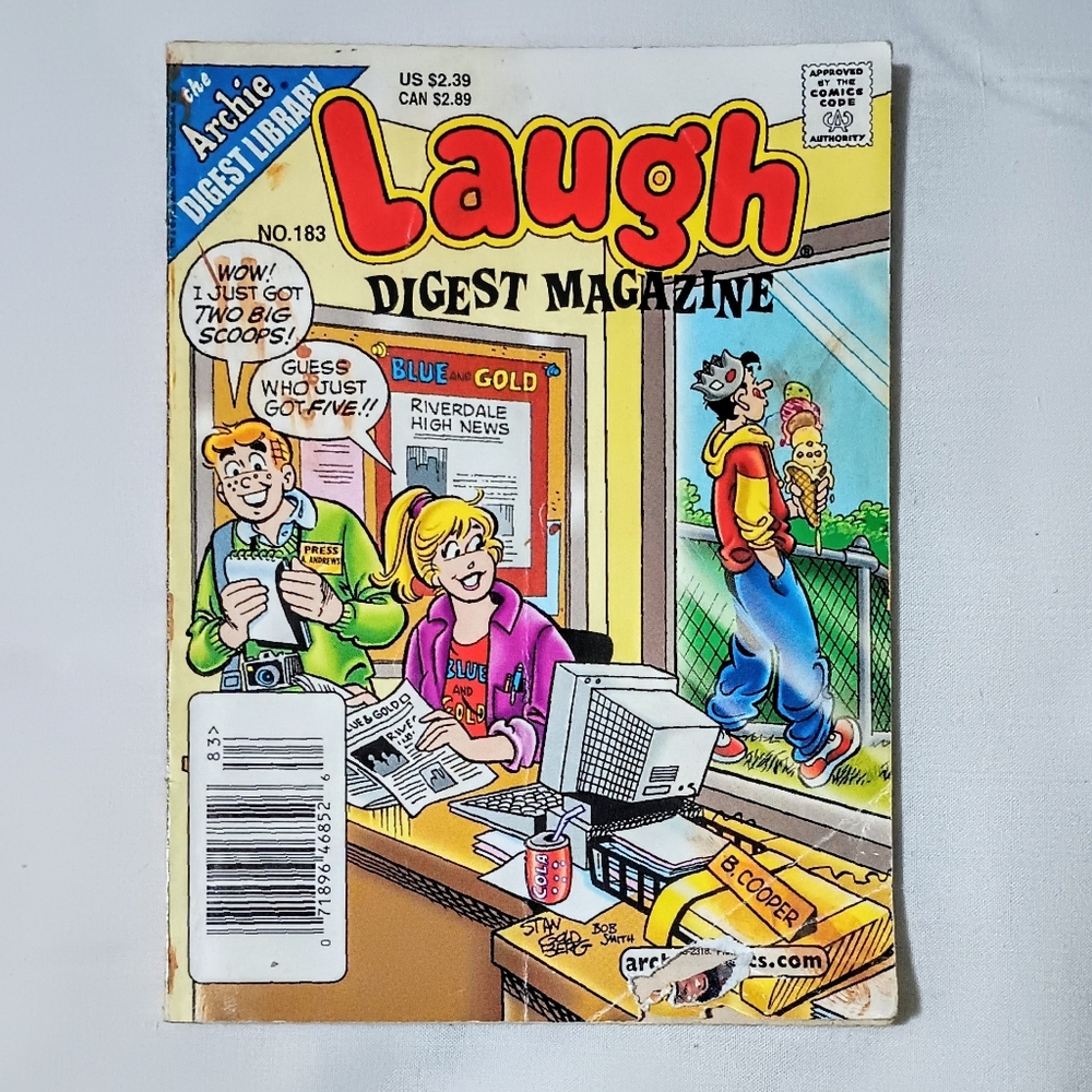 Laugh Digest Magazine #183 | Archie Comics | Newsstand | Vintage 2003